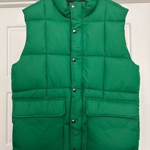 J. Crew Nordic Vest Green Large Men’s
